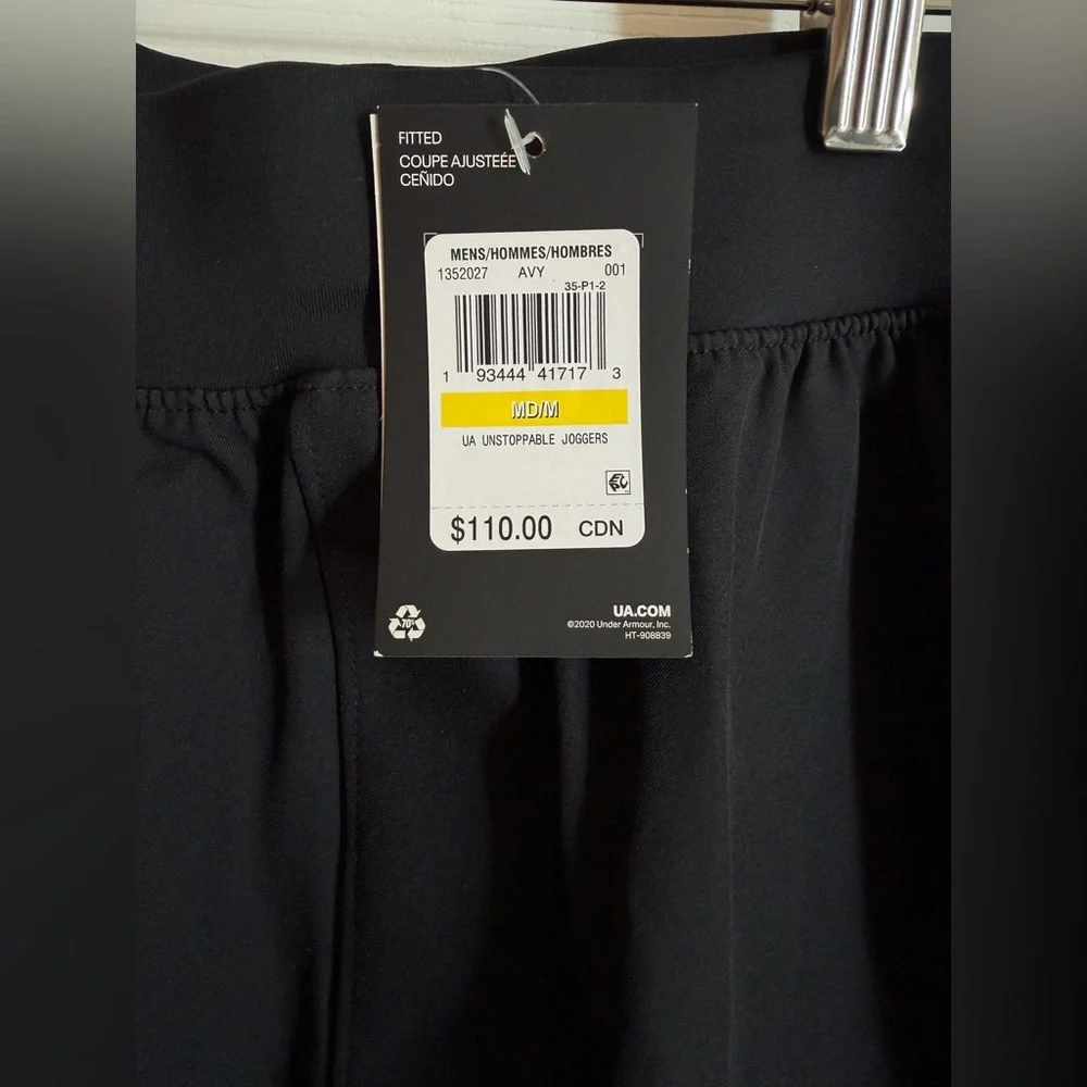 Under Armour Unstoppable Men's Joggers - Size Medium (NWT) - Picture 3 of 6